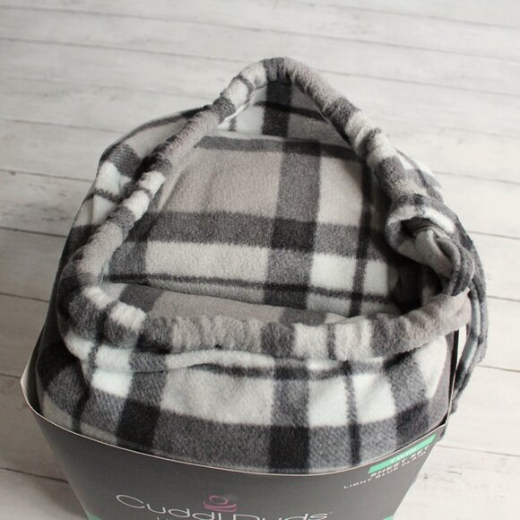 Cuddl Duds Sheet Set Twin Size Plaid Microfleece - Picture 5 of 6